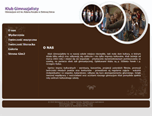 Tablet Screenshot of klub.gimnazjumnr2.pl